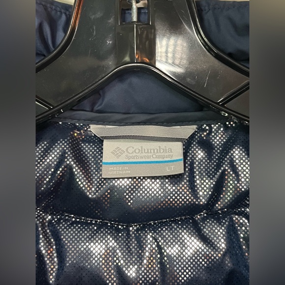 Columbia Slope Edge II Vest Mens LT Large TALL Blue Puffer Insulated New Tag - Picture 2 of 15